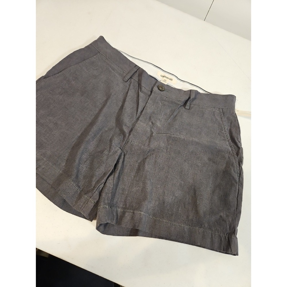 Goodthreads Mens Flat Front Dress Shorts Gray Size 32‎ X 5" Inseam NWT (1508